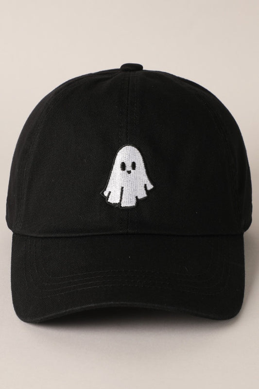THE CUTE GHOST HAT IN BLACK