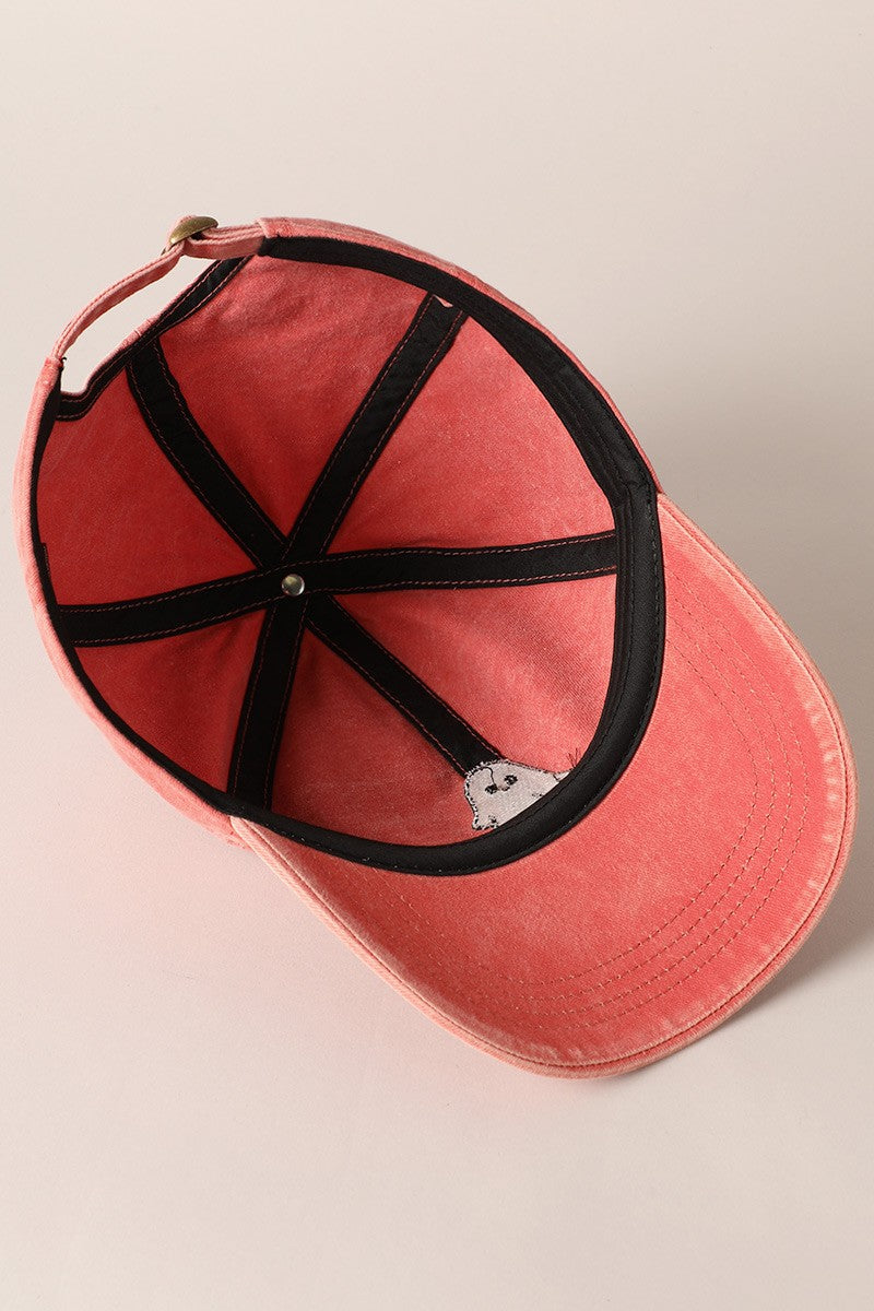 THE CUTE GHOST HAT IN ORANGE