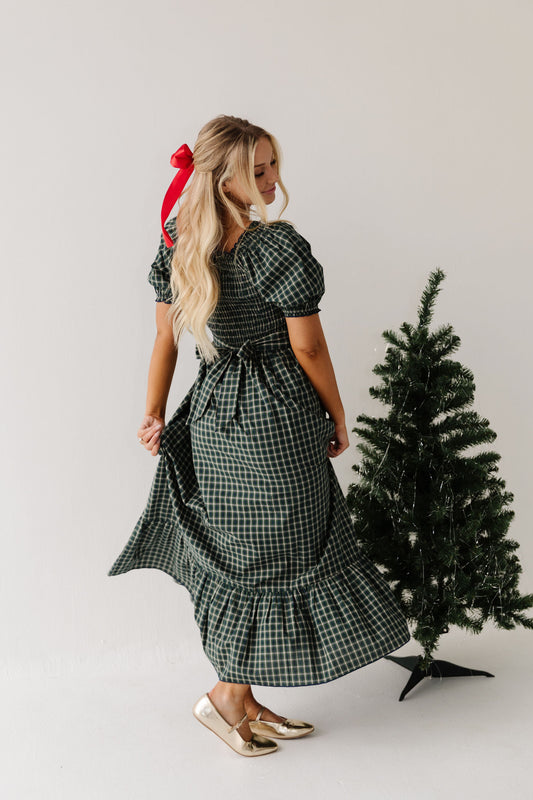 THE DARCI MARIE DRESS IN HUNTER BY PINK DESERT