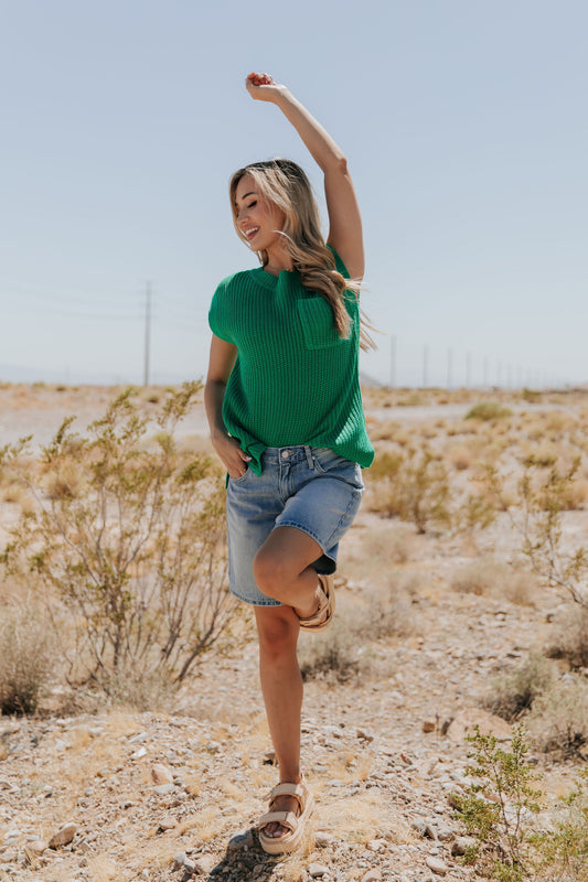 THE JBD JORT IN LIGHT DENIM