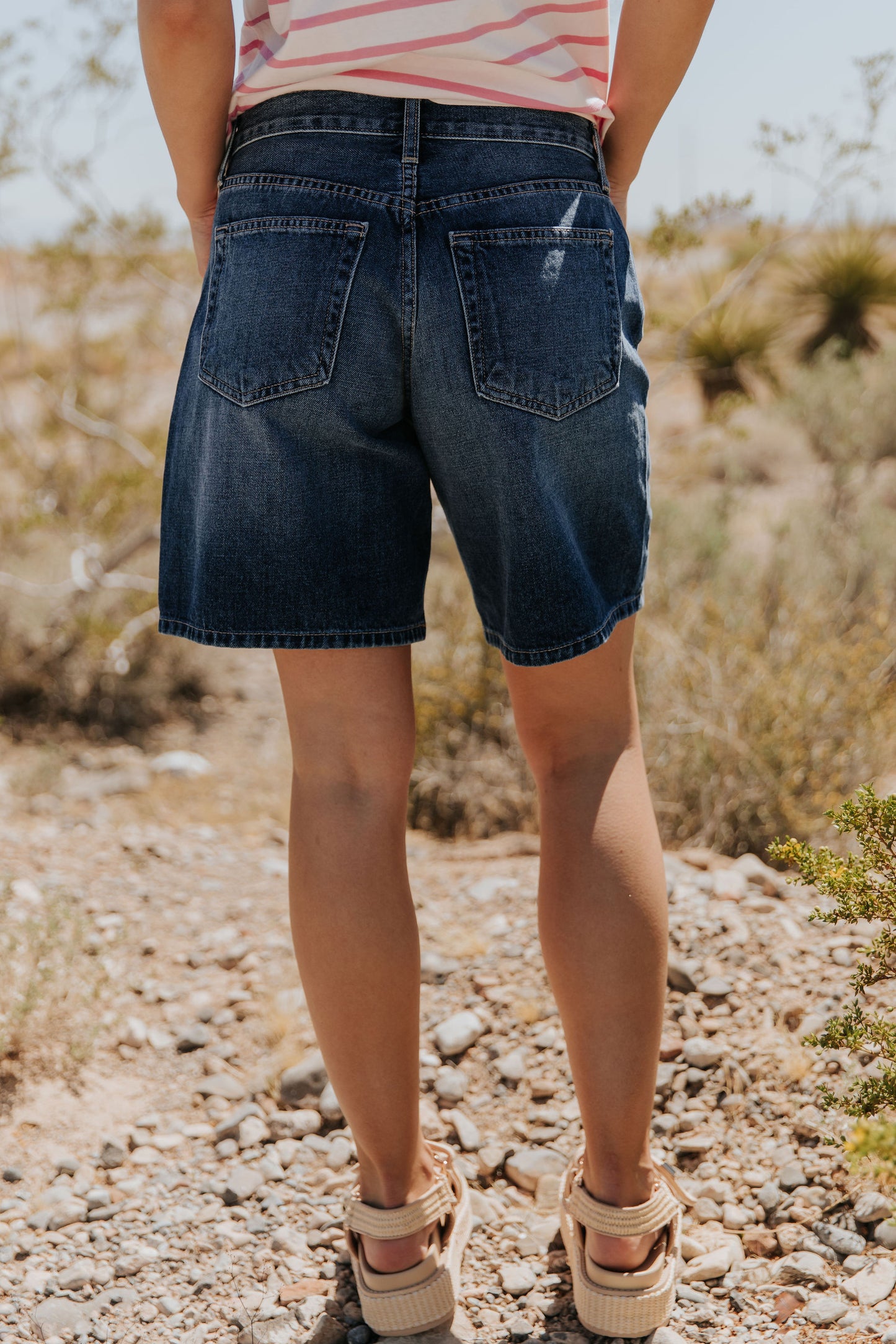 THE JBD JORT IN MEDIUM DENIM