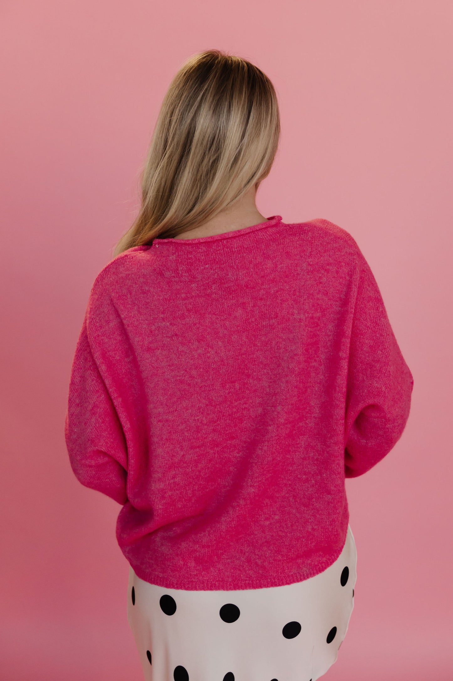 THE CAMPBELL CARDIGAN IN BUBBLEGUM