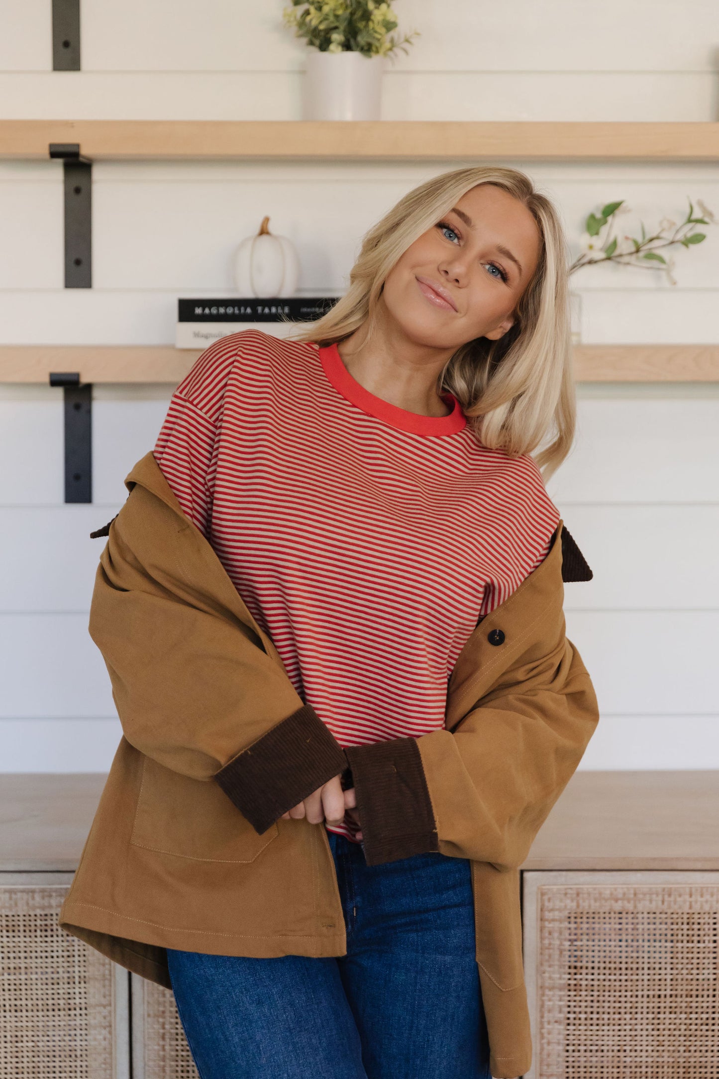 THE KOVEN BARN JACKET IN BROWN