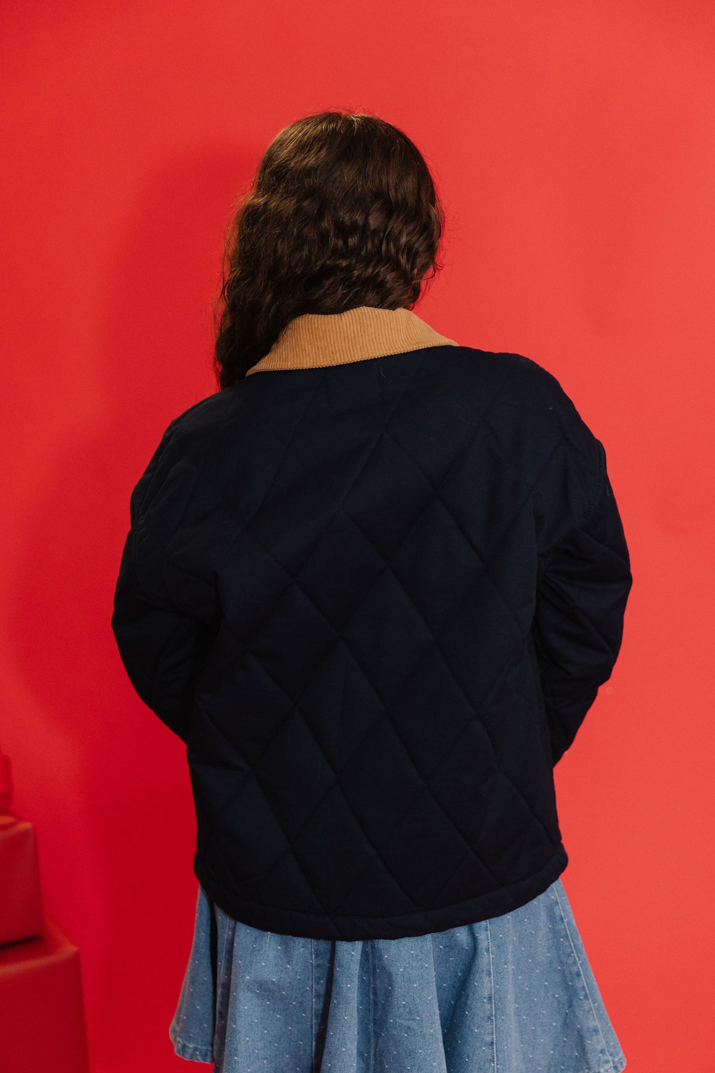 THE BRAXTON QUILTED JACKET IN NAVY