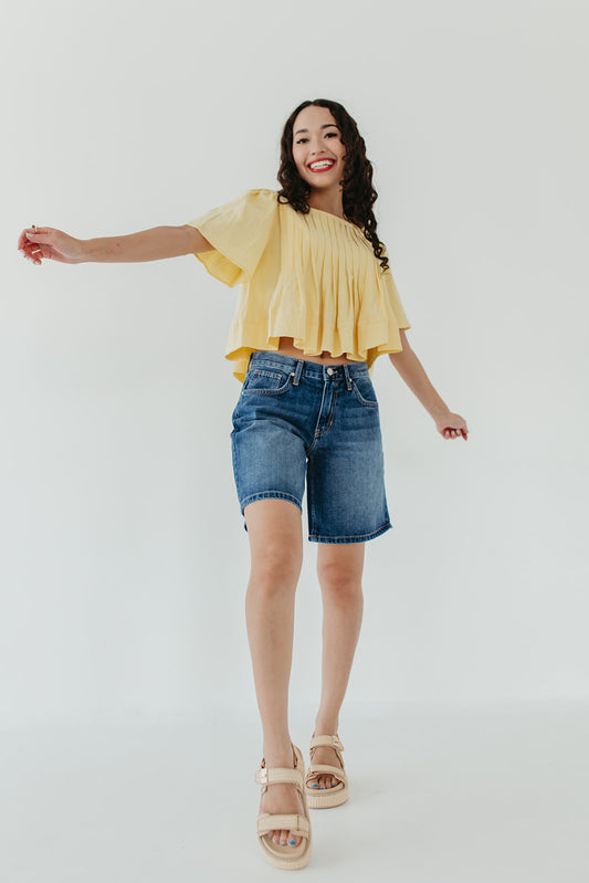 THE JBD JORT IN MEDIUM DENIM