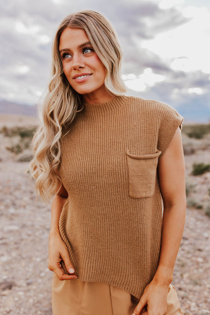 THE SADIE SWEATER SET IN APRICOT
