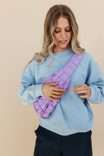 THE QUILTED SLING BAG (3 COLORS)
