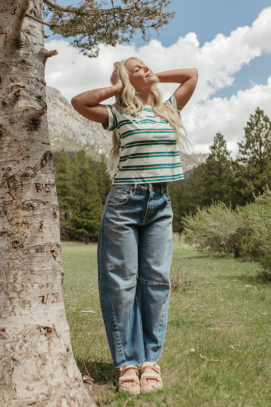 JBD BARREL JEANS IN LIGHT DENIM