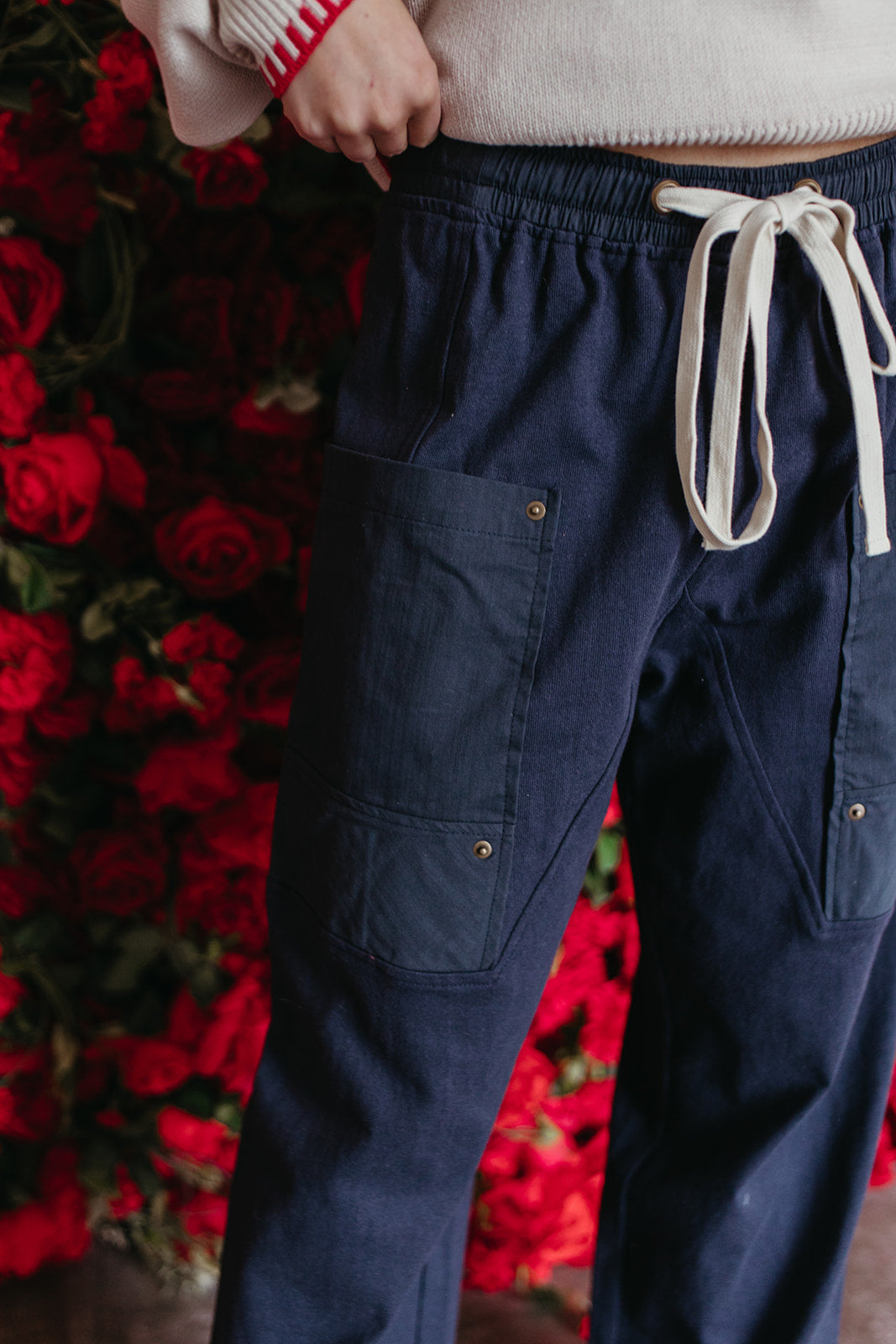 THE JORDAN TWILL UTILITY PANTS IN NAVY