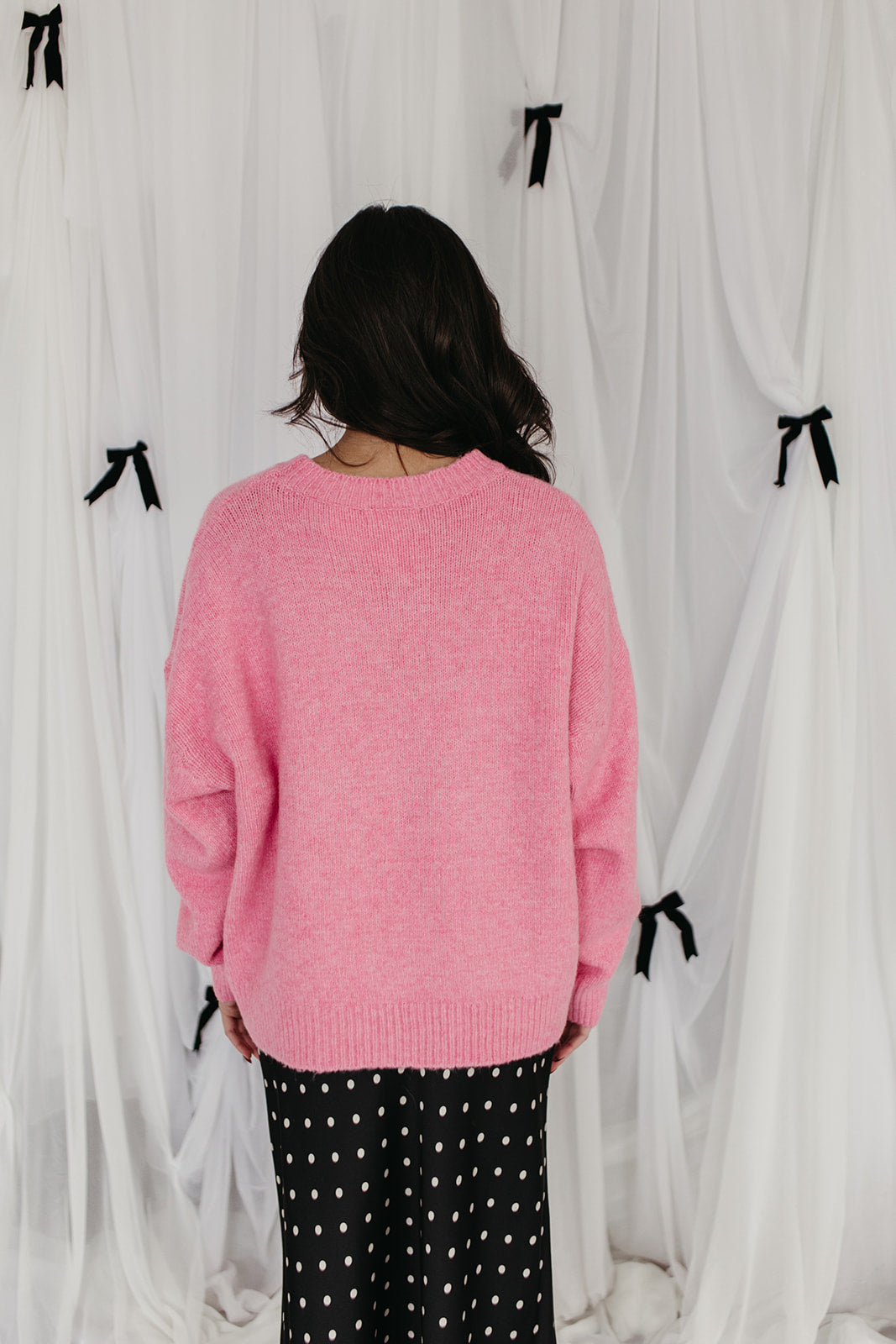 THE SONNY DALMATIAN SWEATER IN PINK
