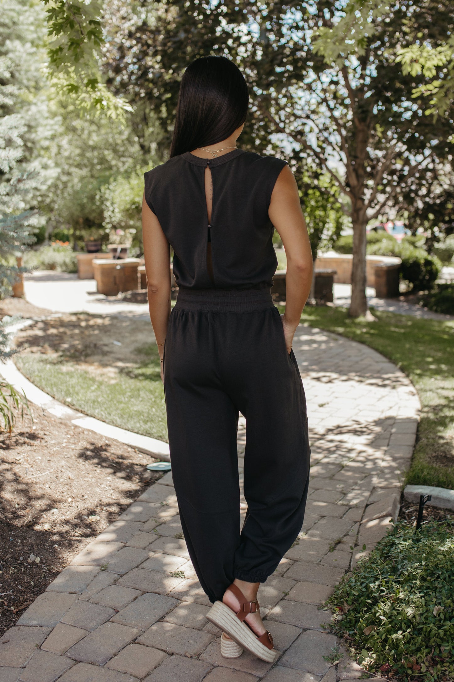 THE ESMA BLACK JUMPSUIT