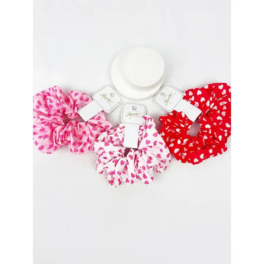 THE MIX HEART JUMBO HAIR SCRUNCHIE