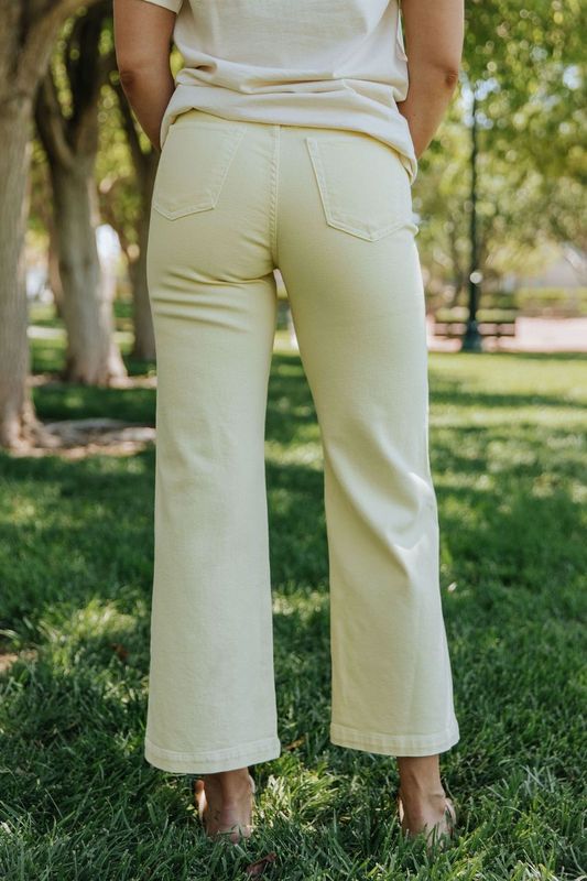 JBD WIDE LEG JEANS IN SUNSHINE