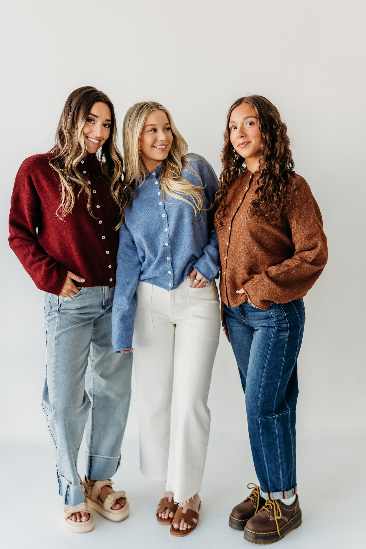 THE CAMPBELL CARDIGAN IN BROWN