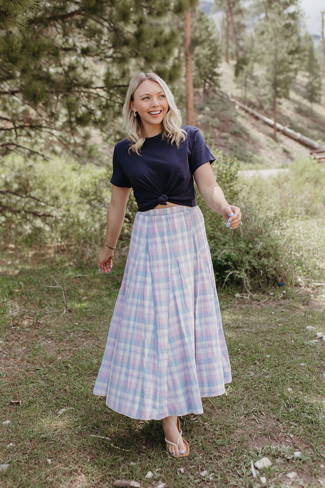 Plaid Skirt Gingham Skirt Designer Rue 21 Pleated Plaid Mini