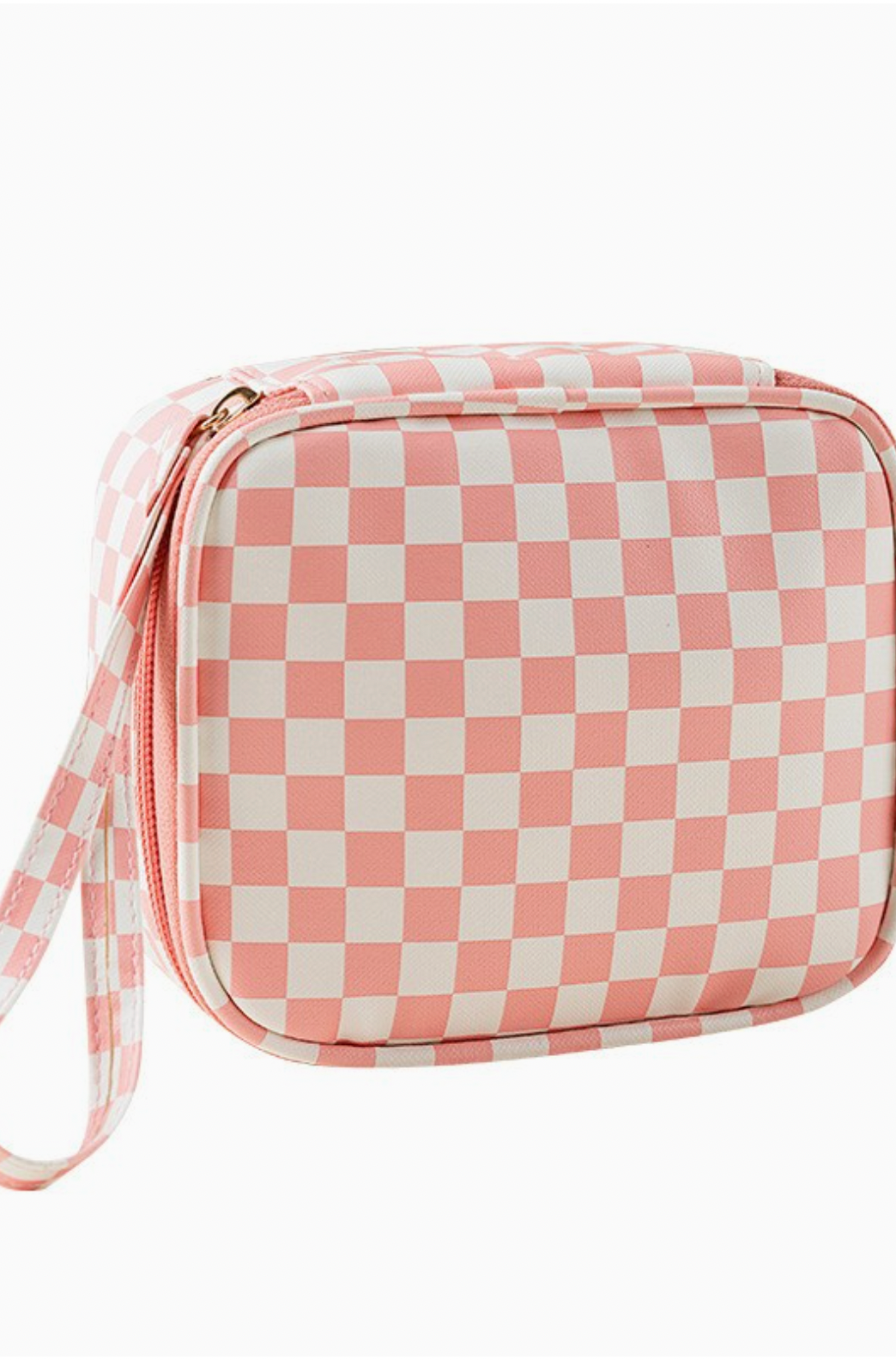 THE CHECKER COSMETIC TRAVEL BAG