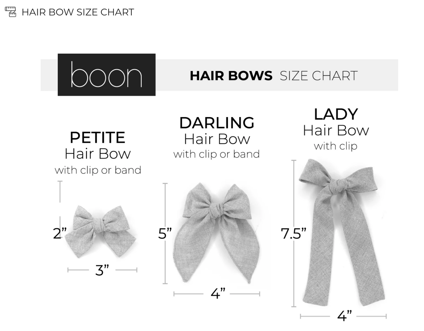 BOON DARLING HAIR BOW