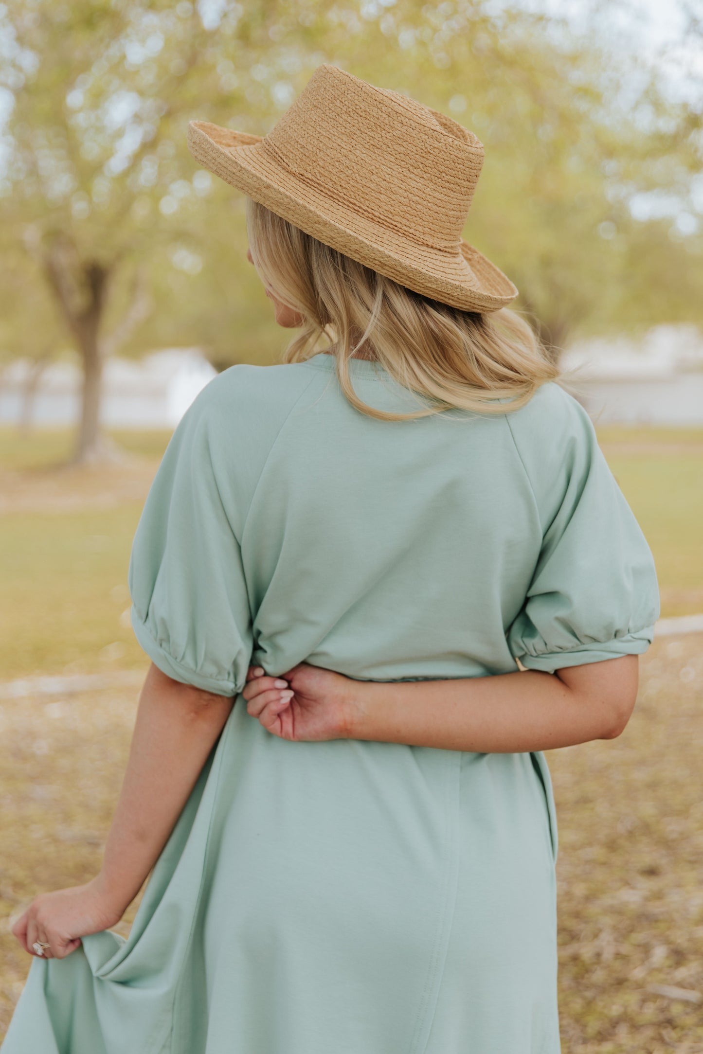 THE AMARI OVERSIZED MAXI DRESS IN ALOE