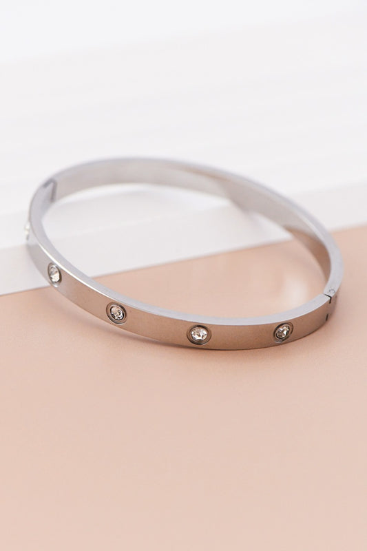 CRYSTAL STATION CUFF BRACELET