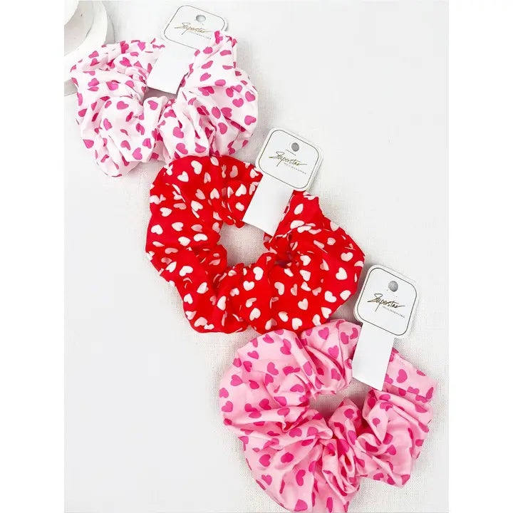 THE MIX HEART JUMBO HAIR SCRUNCHIE