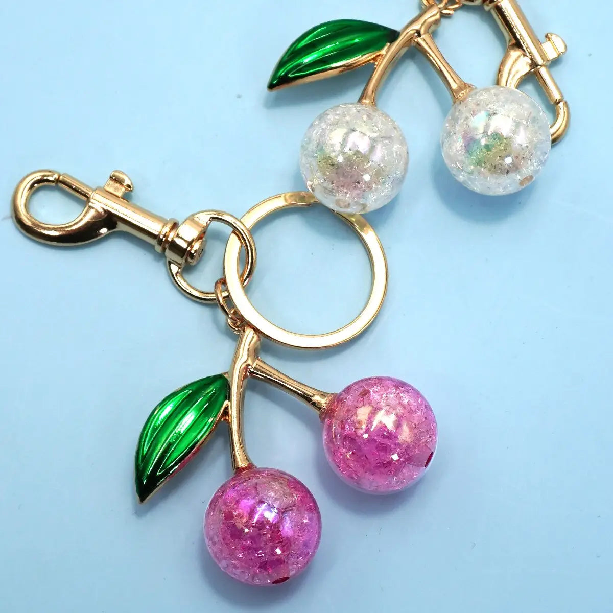 THE CHERRY DROP KEYCHAIN BAG CHARM
