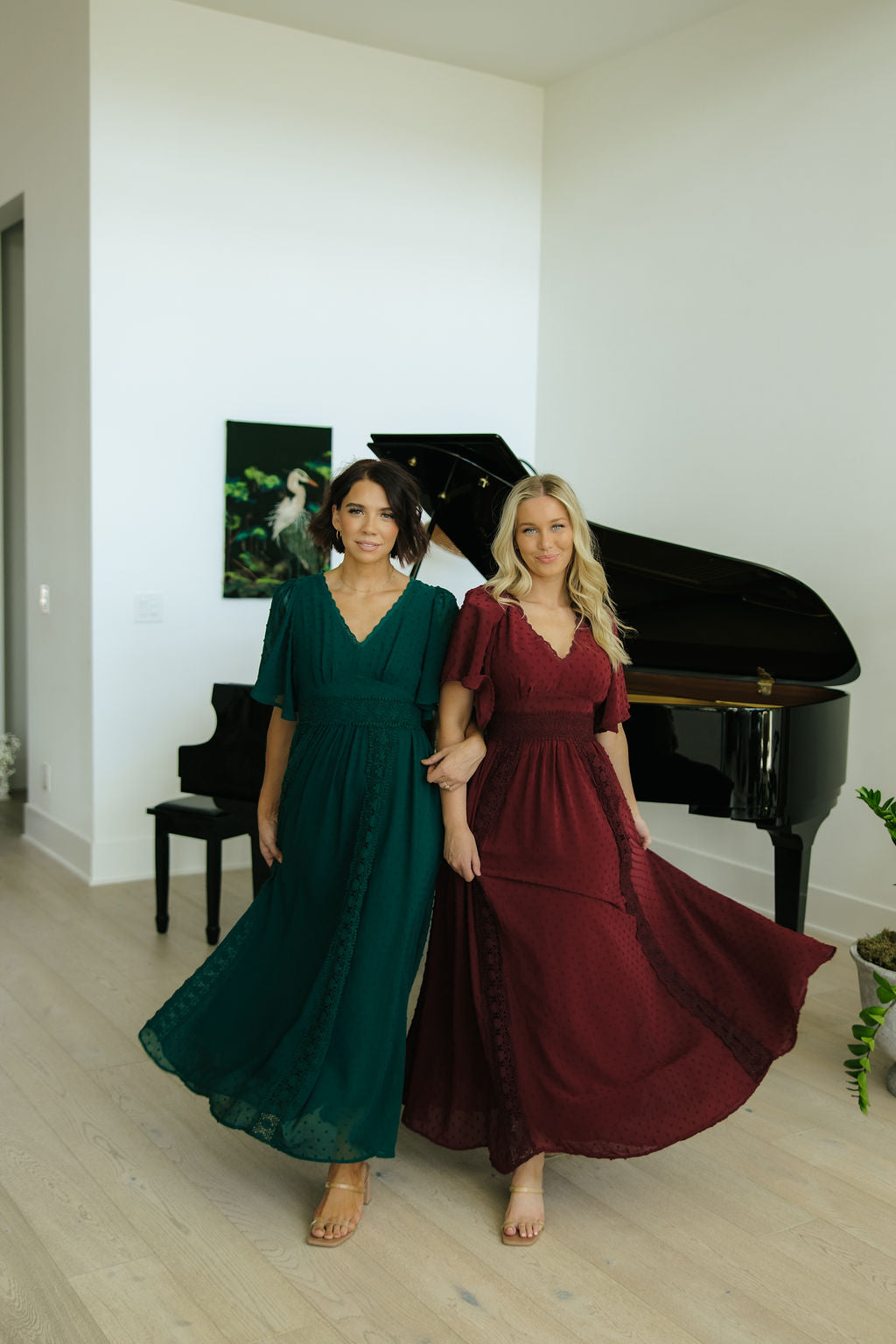 THE SERAFINA MAXI DRESS IN GREEN