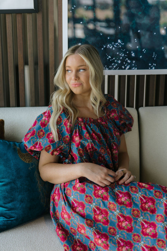 THE MEREDITH MAXI DRESS IN WINE