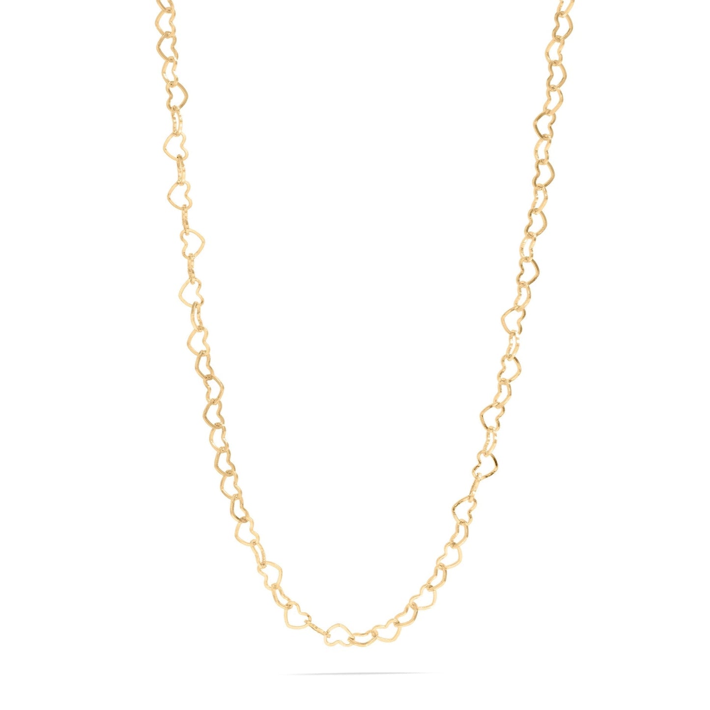 THE HEART CHAIN NECKLACE IN GOLD