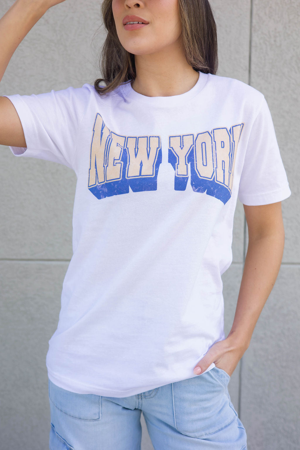 THE NEW YORK TEE IN WHITE