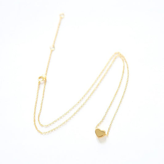 THE DAINTY HEART NECKLACE IN GOLD