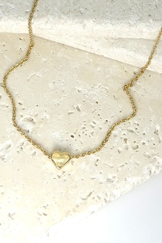 THE CLASSIC MINI HEART NECKLACE IN GOLD