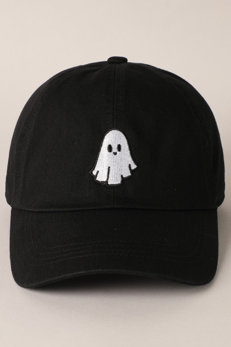 THE CUTE GHOST HAT IN BLACK
