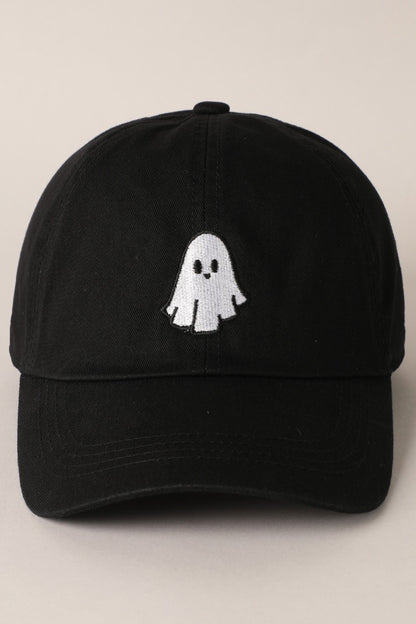 THE CUTE GHOST HAT IN BLACK