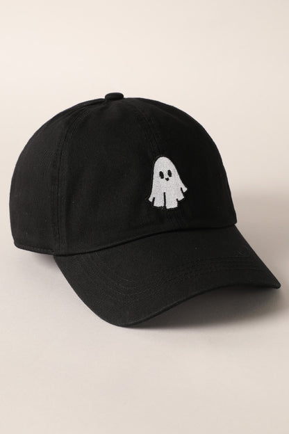 THE CUTE GHOST HAT IN BLACK