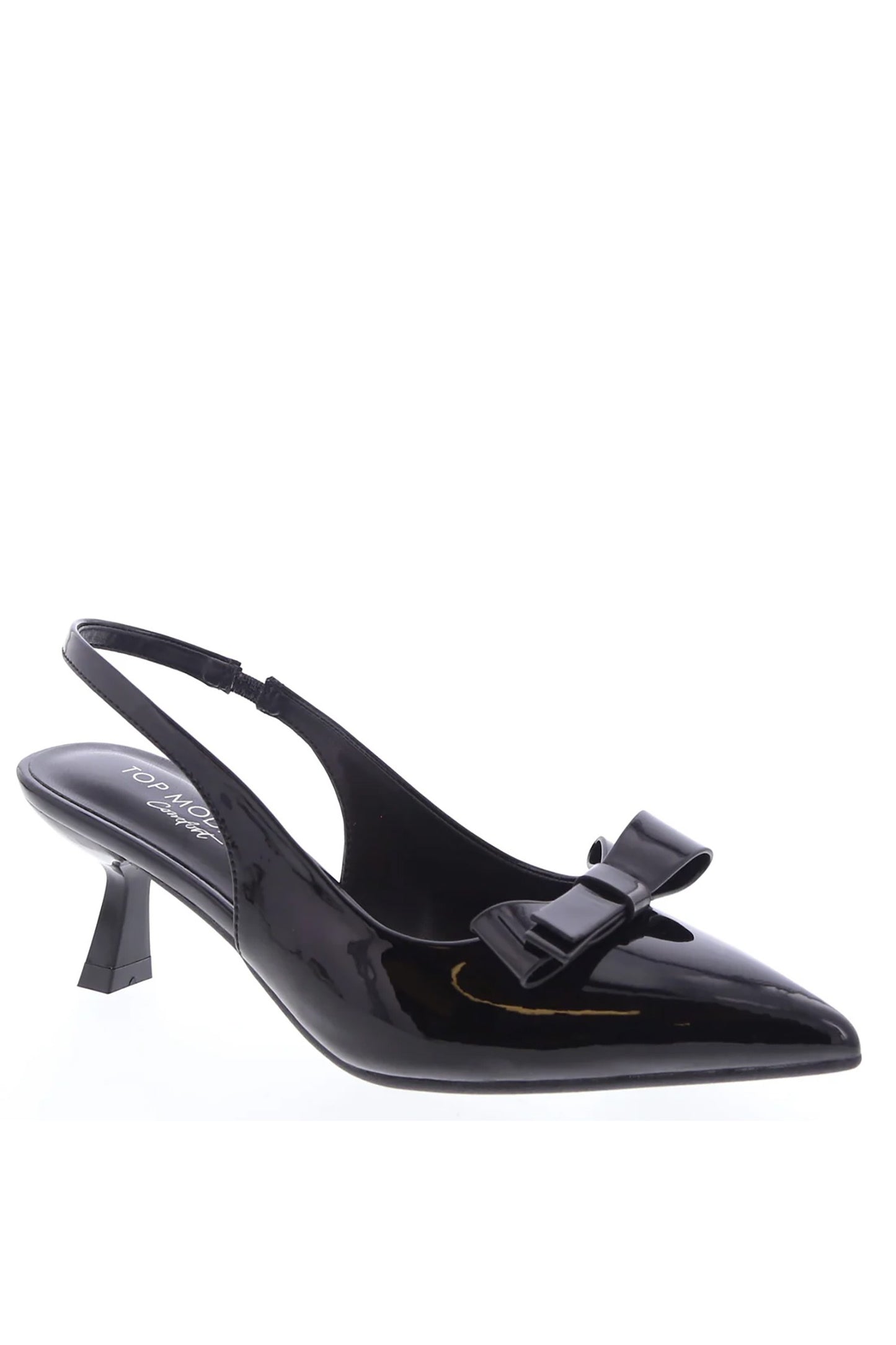 THE VIVI KITTEN HEEL IN BLACK