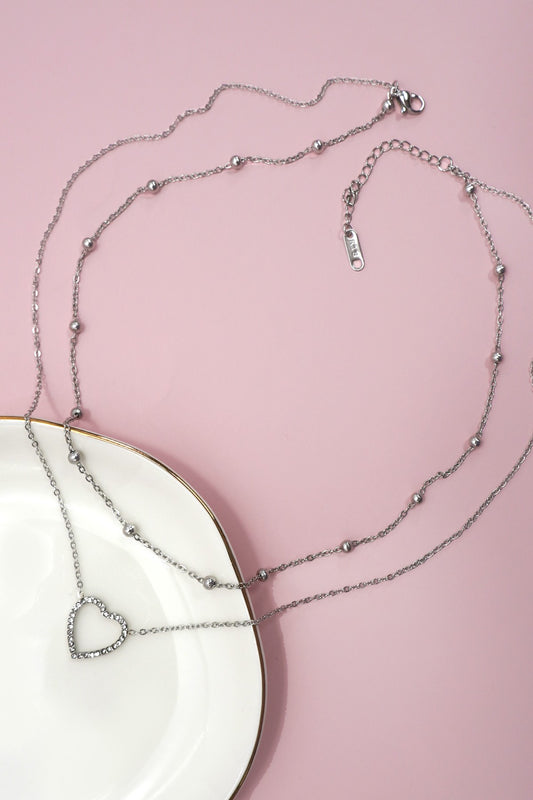 THE ETERNAL HEART LAYERED NECKLACE