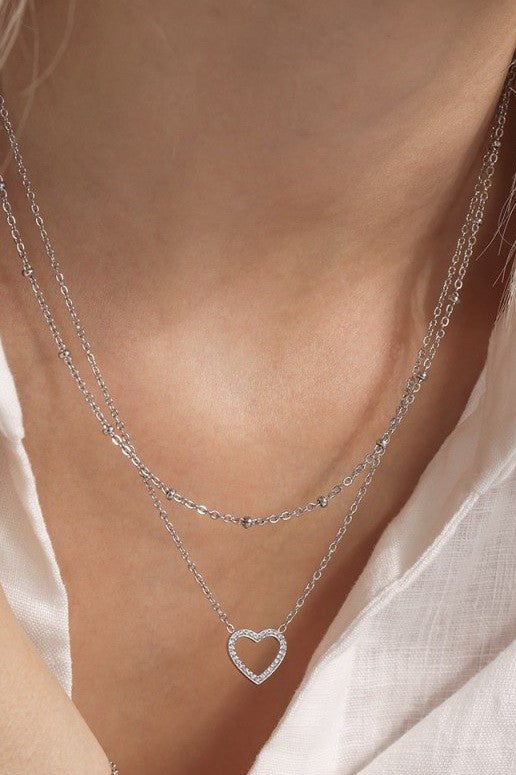 THE ETERNAL HEART LAYERED NECKLACE
