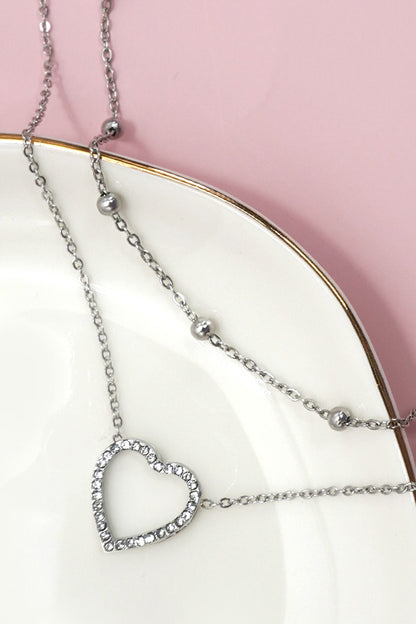 THE ETERNAL HEART LAYERED NECKLACE
