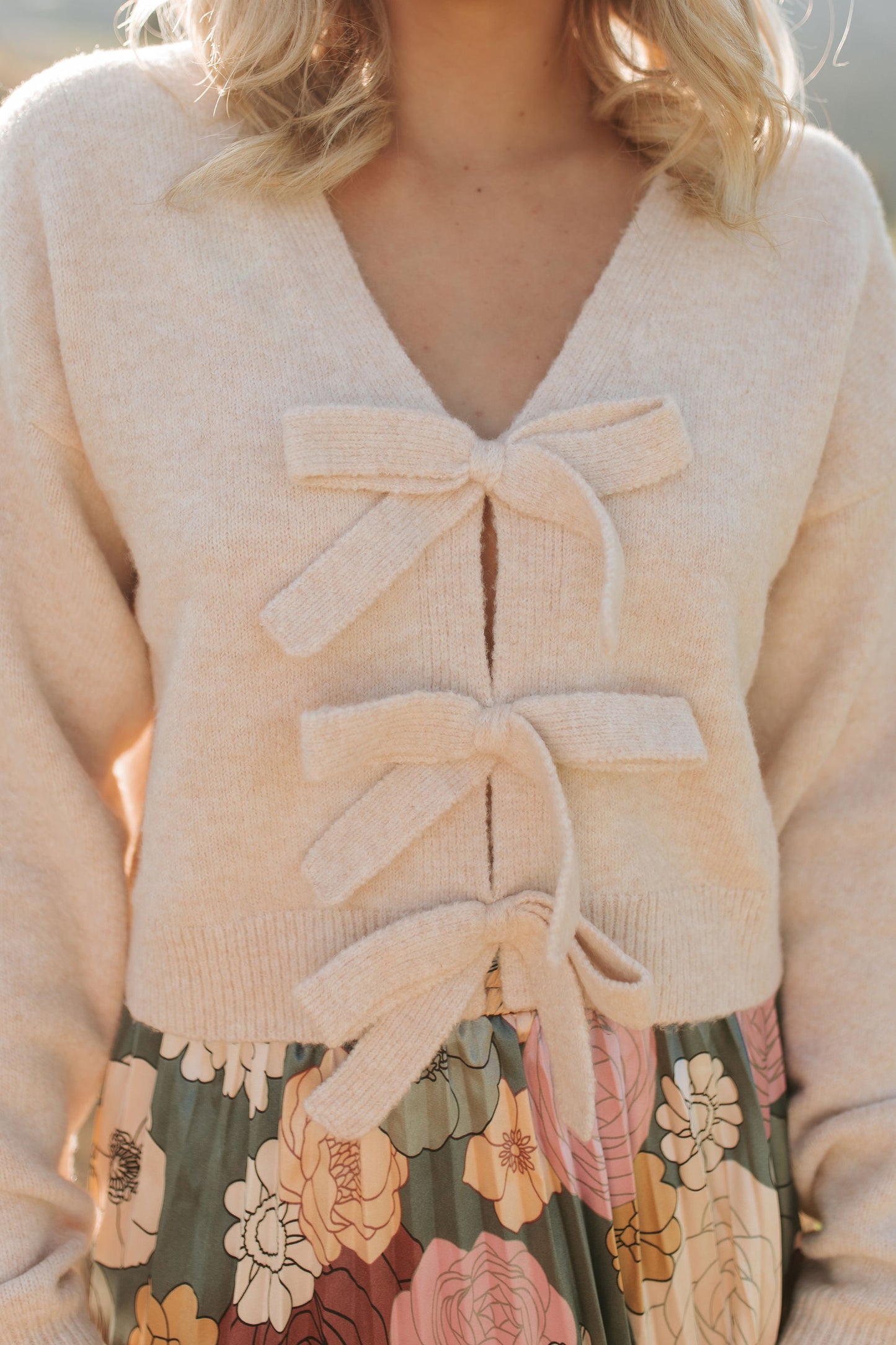 THE CLARA SWEATER IN CREAM