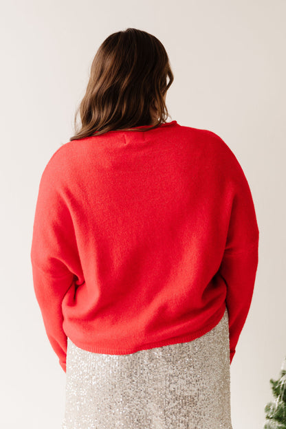 THE CAMPBELL CARDIGAN IN RED