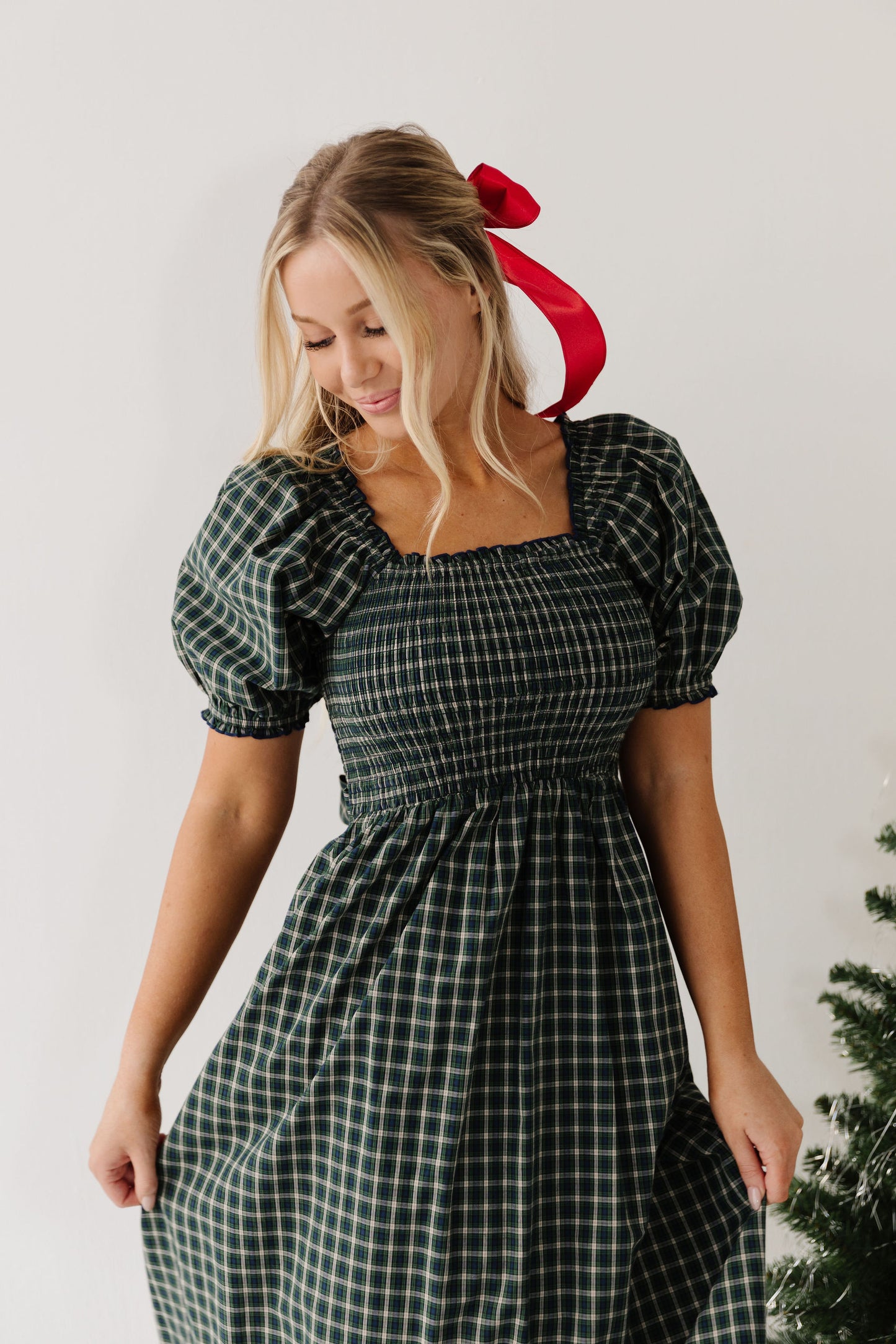 THE DARCI MARIE DRESS IN HUNTER BY PINK DESERT