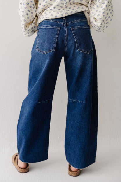JBD BARREL JEANS IN DARK DENIM