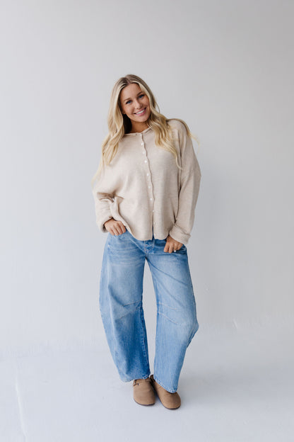 THE CAMPBELL CARDIGAN IN NATURAL