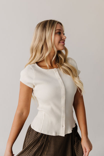 FREE PEOPLE MOST WANTED CARDI IN IVORY