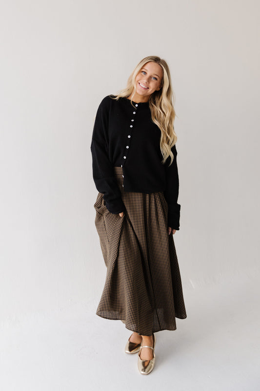 THE CAMPBELL CARDIGAN IN BLACK