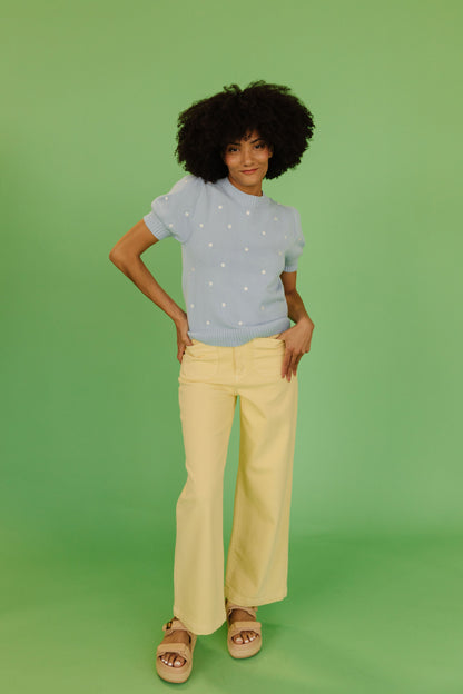 JBD WIDE LEG JEANS IN SUNSHINE