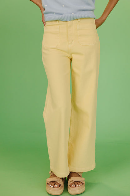 JBD WIDE LEG JEANS IN SUNSHINE