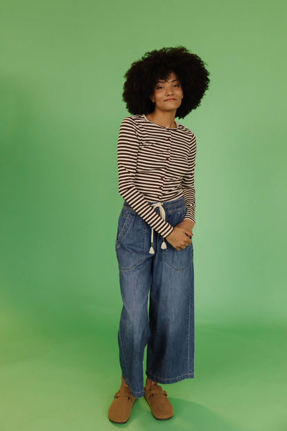 FREE PEOPLE EASY PEASY PULL ON JEANS IN NO PROBLEM