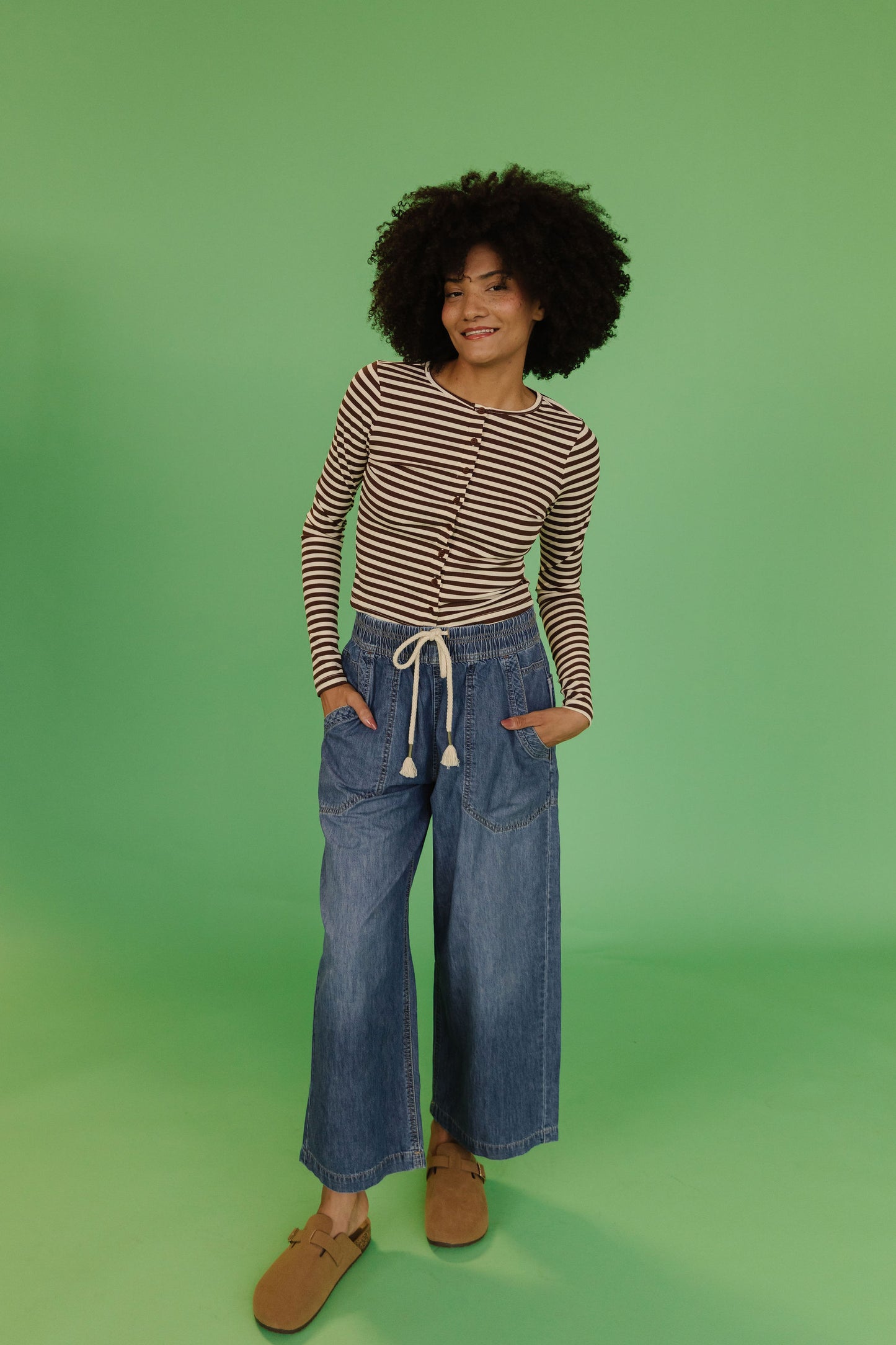 FREE PEOPLE EASY PEASY PULL ON JEANS IN NO PROBLEM