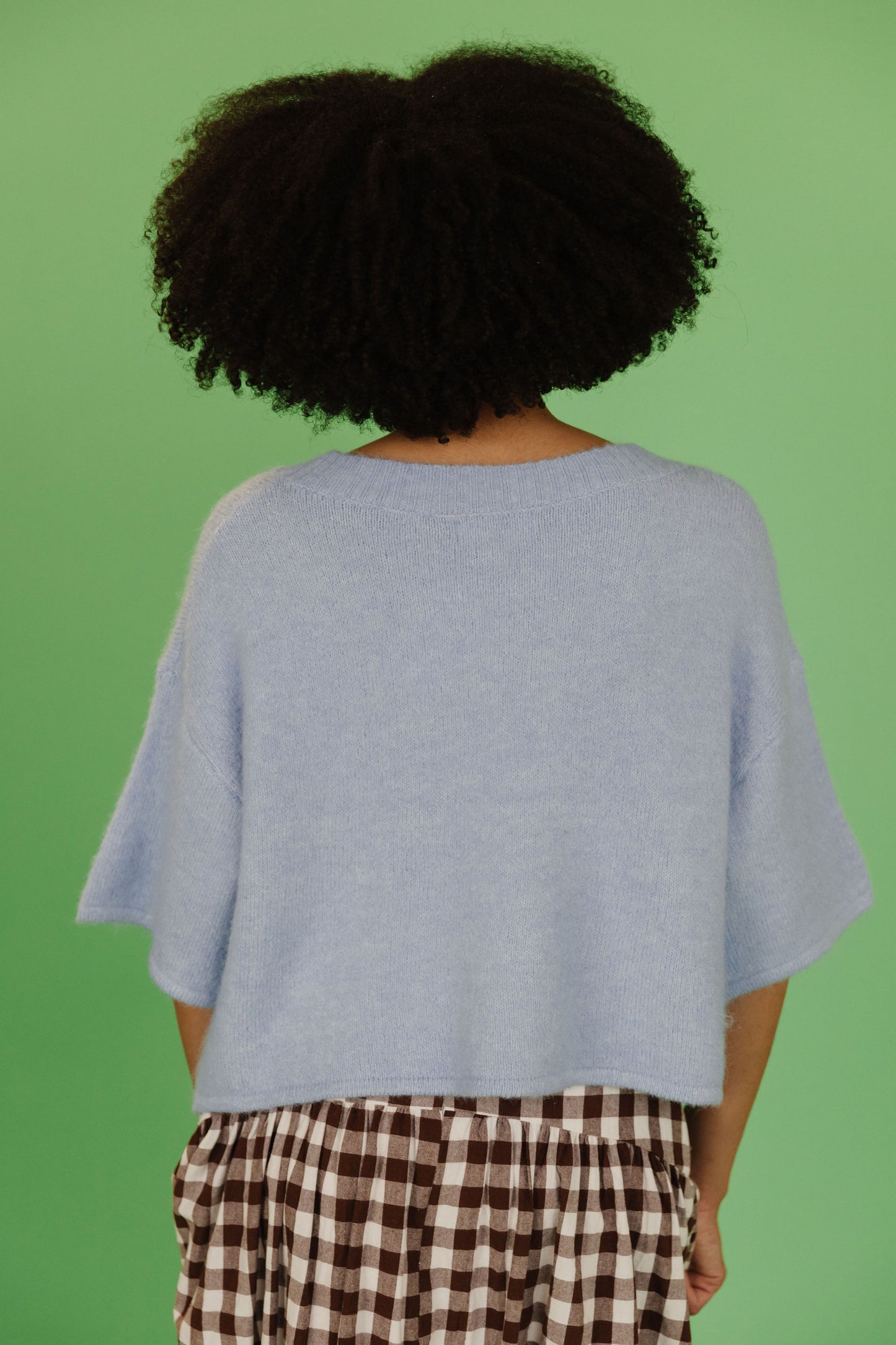 THE KATELYNN KNIT CARDIGAN IN PALE BLUE